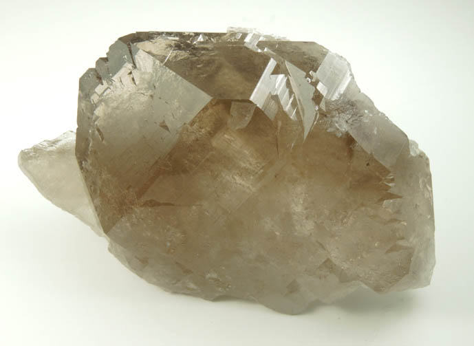 Quartz var. Smoky Quartz Gwindel from Pointe des Periades, Mont Blanc Massif, Chamonix, Haute-Savoie, France