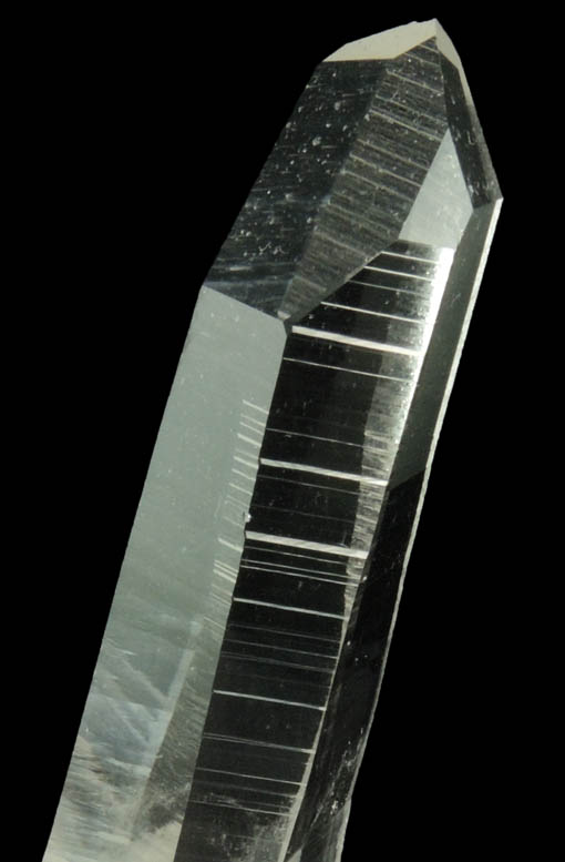 Quartz from Wegner Mines, Collier Creek, 4.4 km south of Mount Ida, Montgomery County, Arkansas