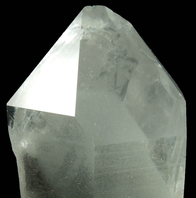 Quartz with phantom-growth zones from Wegner Mines, Collier Creek, 4.4 km south of Mount Ida, Montgomery County, Arkansas