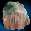 Elbaite var. Bi-colored Tourmaline from Paprok, Kamdesh District, Nuristan Province, Afghanistan