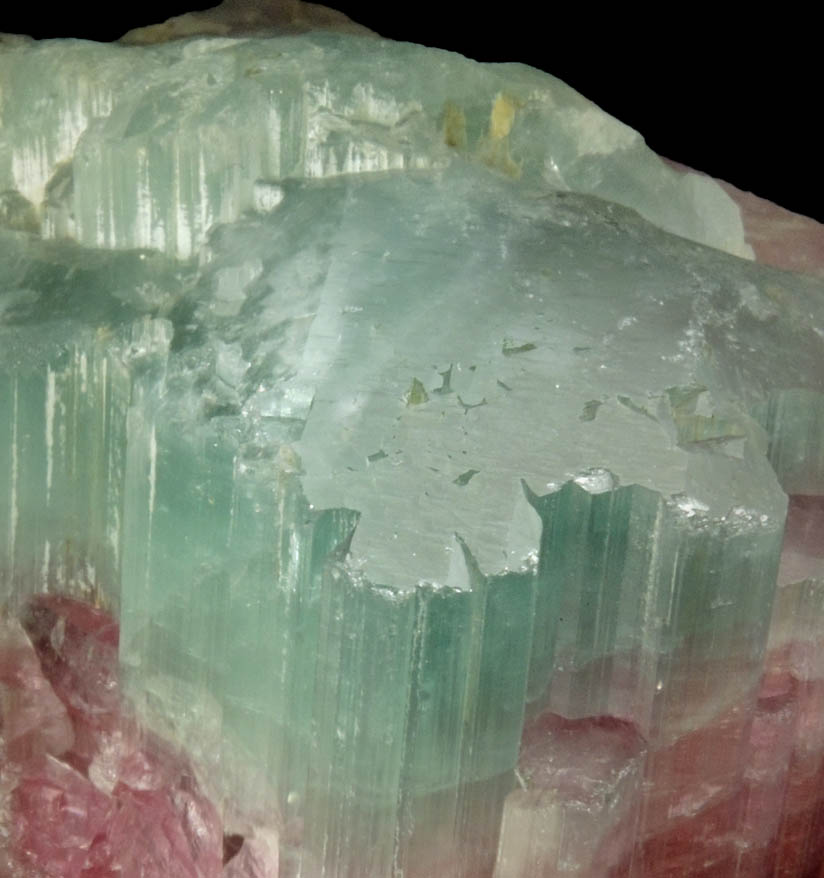 Elbaite var. Bi-colored Tourmaline from Paprok, Kamdesh District, Nuristan Province, Afghanistan