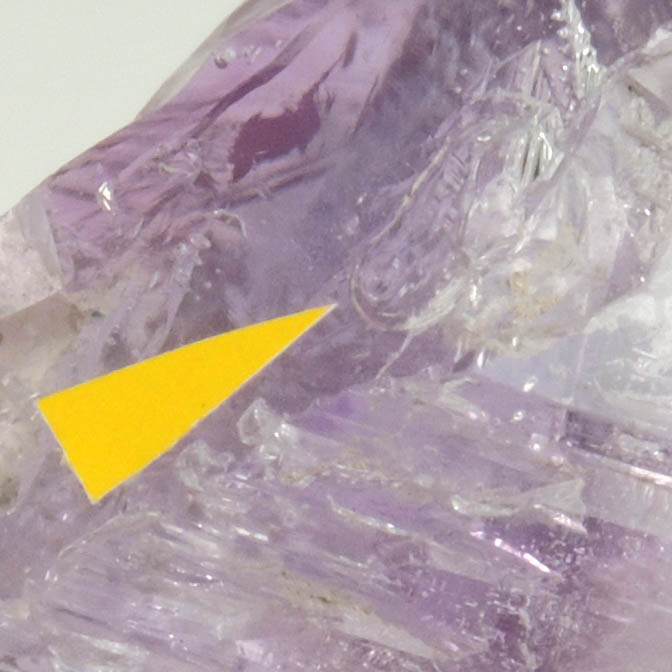 Quartz var. Amethyst Quartz with two cavities with moveable bubbles (Enhydro) from Piedra Parada, near Las Vigas, Tatatila, Veracruz, Mexico