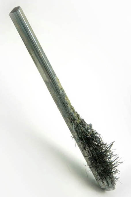 Stibnite (terminated) from Qinglong Mine, Dachang, Guizhou, China