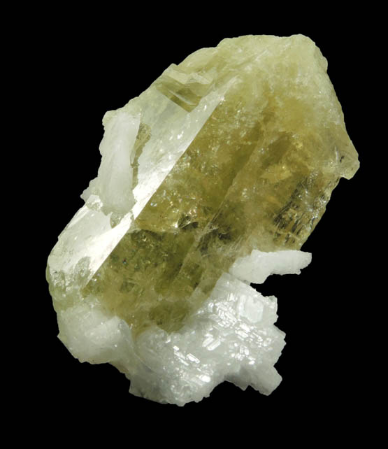 Brazilianite from Lavra do Telrio, Linpolis, Divino das Laranjeras, Minas Gerais, Brazil