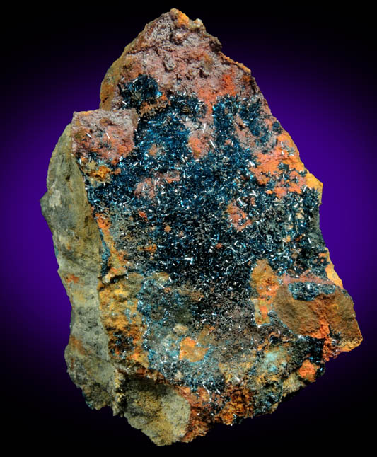 Clinoclase from Majuba Hill, Pershing County, Nevada