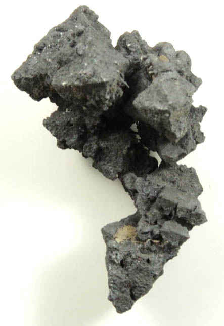 Acanthite from Mine d'Imider, 6.2 km ESE of Imiter, Tinghir Province, Dra-Tafilalet, Morocco