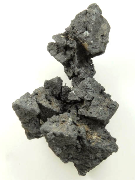 Acanthite from Mine d'Imider, 6.2 km ESE of Imiter, Tinghir Province, Dra-Tafilalet, Morocco