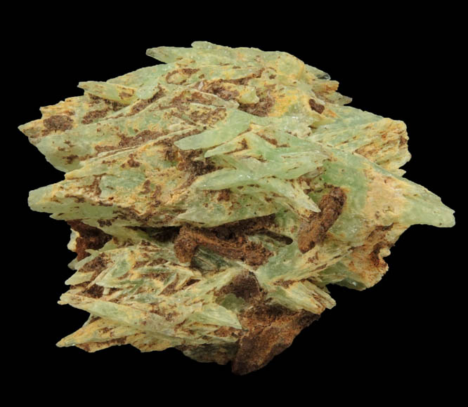 Phosphophyllite (twinned crystals) from Huayllani Mine (Wayllani Mine), Canutillos, Cornelio Saabedra, Potos Department, Bolivia