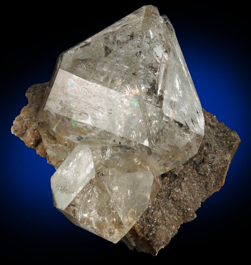 Quartz var. Herkimer Diamonds on dolostone from Herkimer Diamond Development Mine, Middleville, Herkimer County, New York