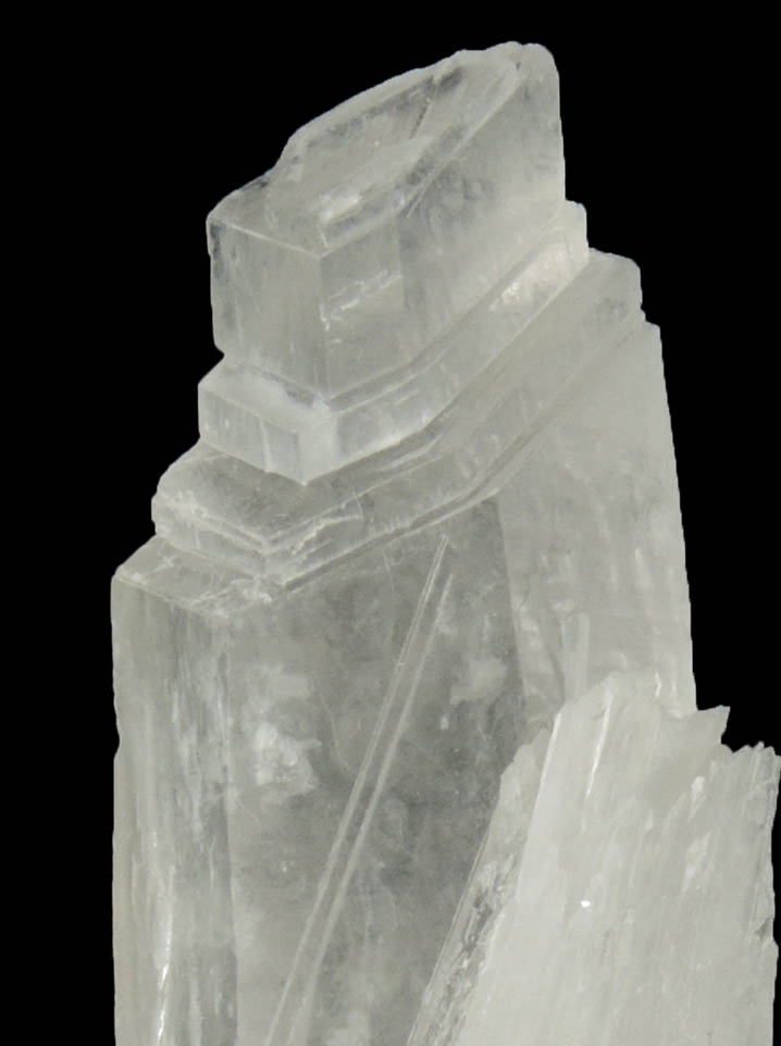 Quartz (unusual stepped-growth) from Borosilikatnoye deposit, Dalnegorsk, Primorskiy Kray, Russia