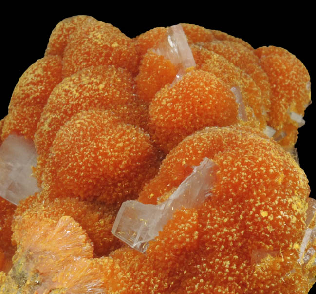 Orpiment with Barite from Quiruvilca District, Santiago de Chuco Province, La Libertad Department, Peru