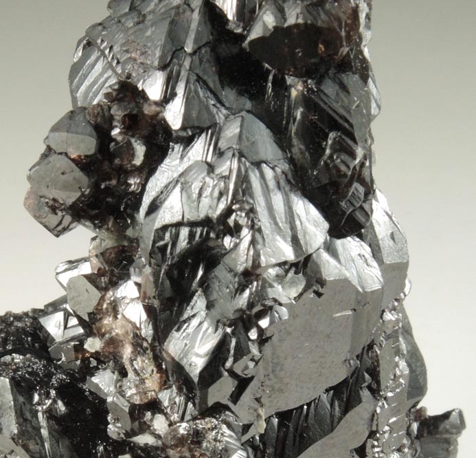 Cassiterite (twinned crystals) from Xuebaoding Mountain near Pingwu, Sichuan Province, China