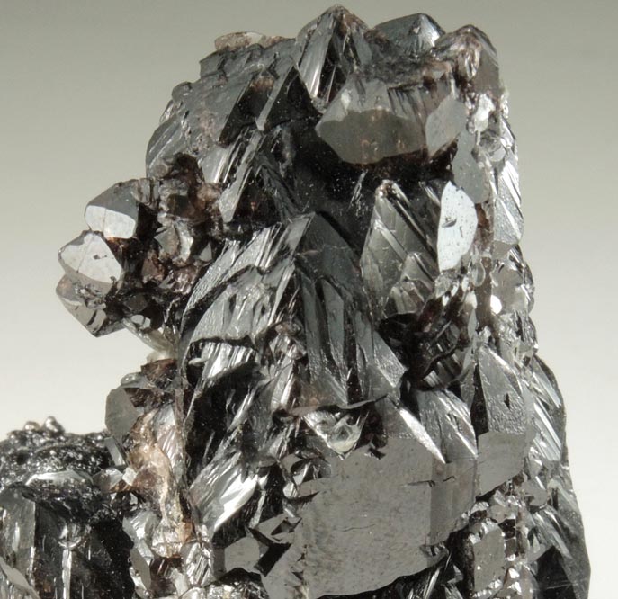 Cassiterite (twinned crystals) from Xuebaoding Mountain near Pingwu, Sichuan Province, China