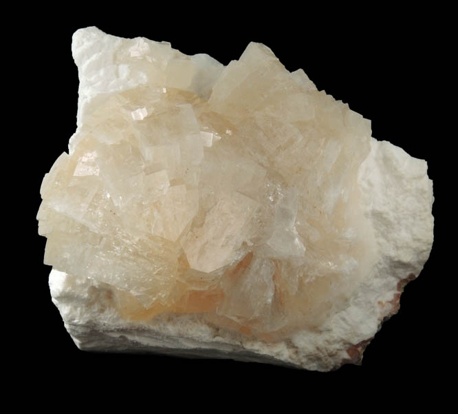 Heulandite on Mordenite from Aurangabad, Maharashtra, India