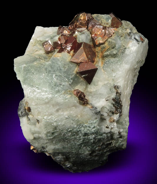 Pyrite on Calcite from French Creek Iron Mines, St. Peters, Chester County, Pennsylvania