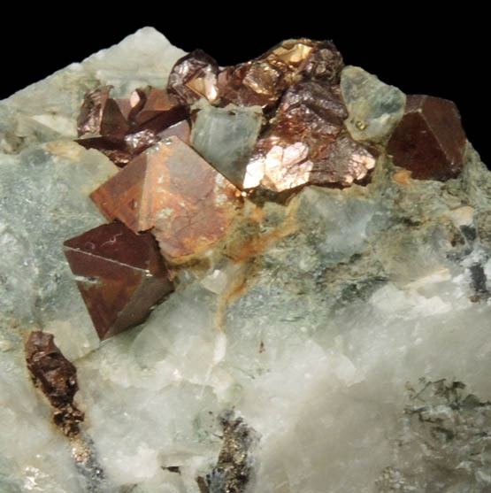 Pyrite on Calcite from French Creek Iron Mines, St. Peters, Chester County, Pennsylvania