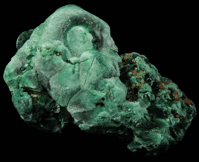 Malachite var. Velvet Malachite from Lubumbashi, Katanga Copperbelt, Haut-Katanga Province, Democratic Republic of the Congo