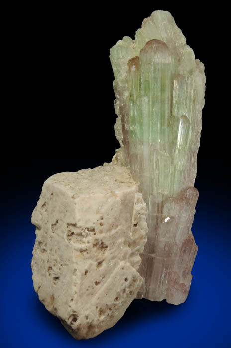 Elbaite Tourmaline and Microcline from Paprok, Kamdesh District, Nuristan Province, Afghanistan