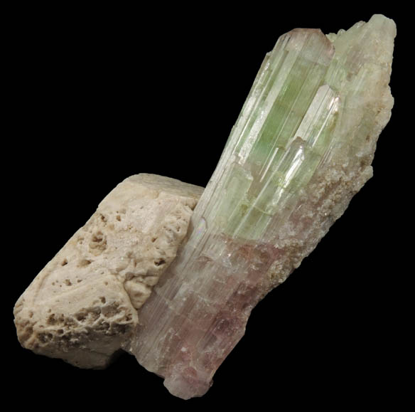 Elbaite Tourmaline and Microcline from Paprok, Kamdesh District, Nuristan Province, Afghanistan