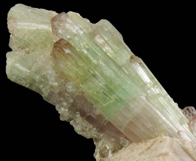 Elbaite Tourmaline and Microcline from Paprok, Kamdesh District, Nuristan Province, Afghanistan