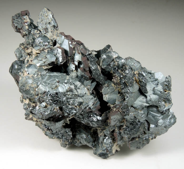 Hematite and Quartz from Silver Bell Mine, Bouse District, La Paz County, Arizona