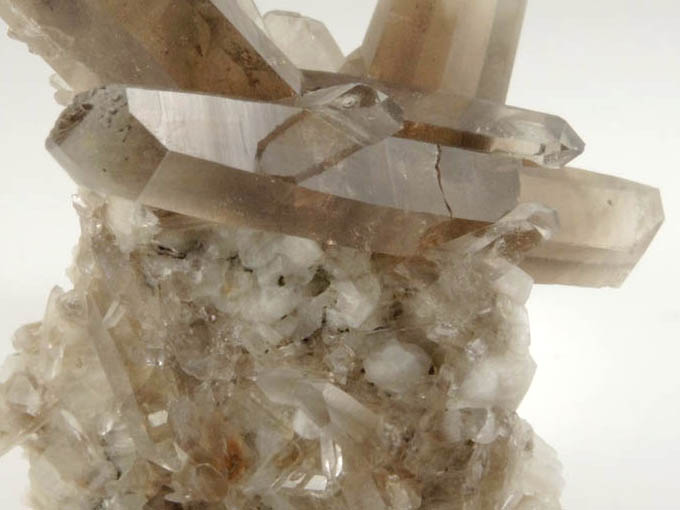 Quartz, variety Smoky Quartz from North Moat Mountain, Bartlett, Carroll County, New Hampshire