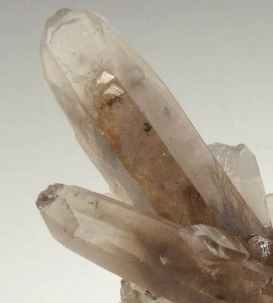 Quartz, variety Smoky Quartz from North Moat Mountain, Bartlett, Carroll County, New Hampshire