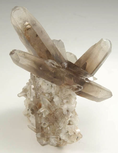 Quartz, variety Smoky Quartz from North Moat Mountain, Bartlett, Carroll County, New Hampshire