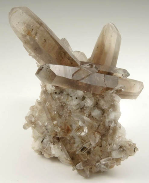 Quartz, variety Smoky Quartz from North Moat Mountain, Bartlett, Carroll County, New Hampshire