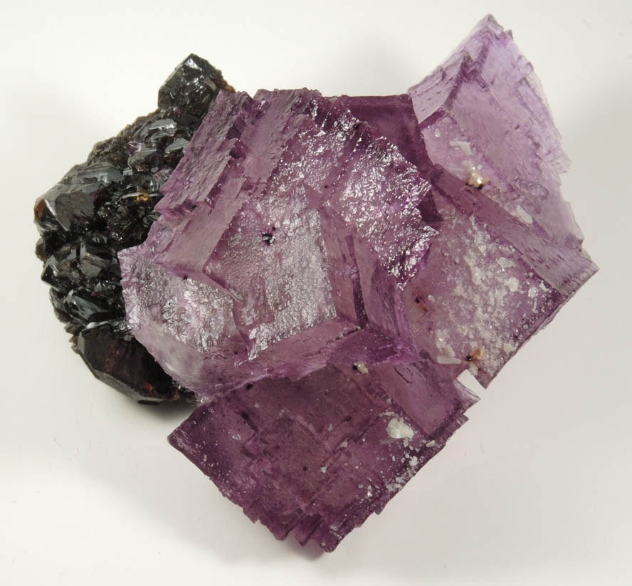 Fluorite and Sphalerite from Denton Mine, Harris Creek District, Hardin County, Illinois