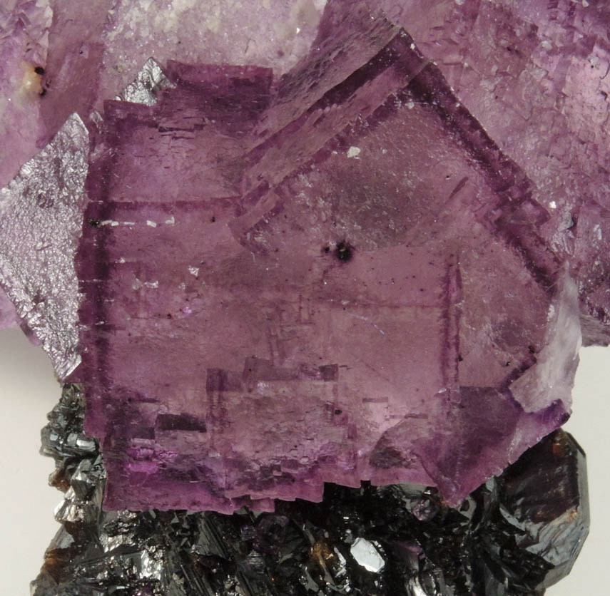 Fluorite and Sphalerite from Denton Mine, Harris Creek District, Hardin County, Illinois