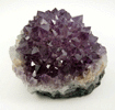 Quartz var. Amethyst with minor Goethite inclusions from Catalan Agate-Amethyst District, Southern Paran Basalt Basin, Artigas, Uruguay