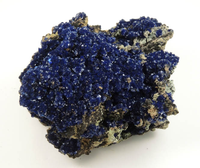 Azurite from Morenci Mine, 4750' level, Lone Star Area, Clifton District, Greenlee County, Arizona