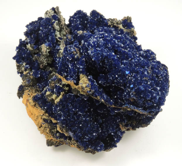 Azurite from Morenci Mine, 4750' level, Lone Star Area, Clifton District, Greenlee County, Arizona