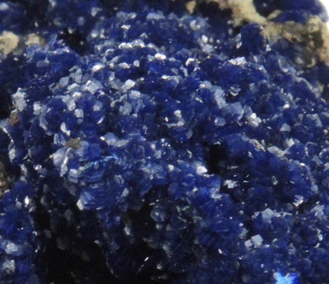 Azurite from Morenci Mine, 4750' level, Lone Star Area, Clifton District, Greenlee County, Arizona