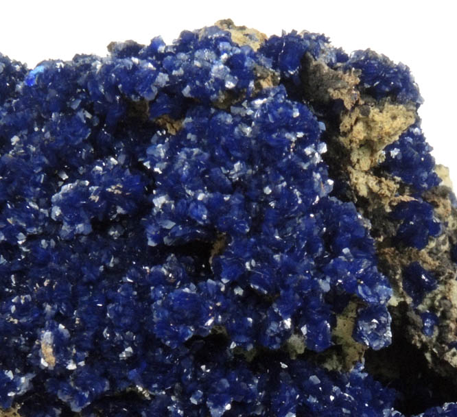 Azurite from Morenci Mine, 4750' level, Lone Star Area, Clifton District, Greenlee County, Arizona