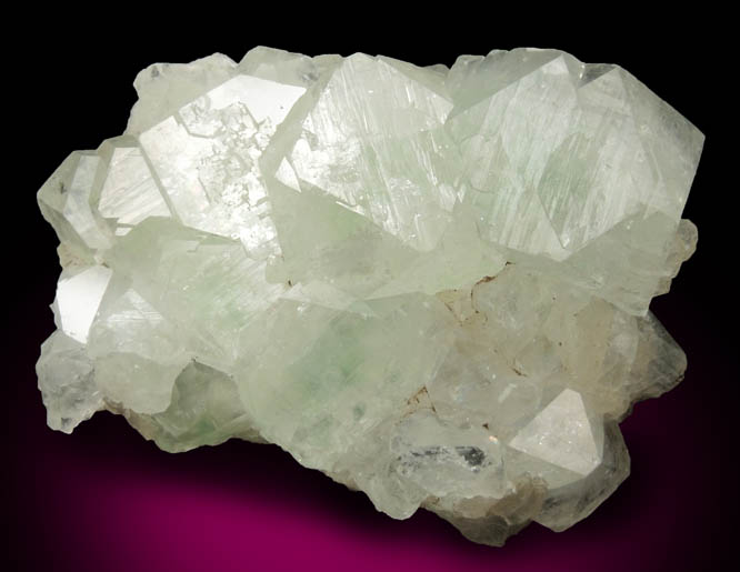 Apophyllite (with green zones) from Jalgaon, Maharashtra, India