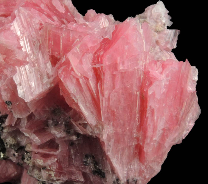 Rhodonite with minor Sphalerite, Pyrite, Quartz from San Martn Mine, Chiurucu, Huallanca District, ncash, Peru