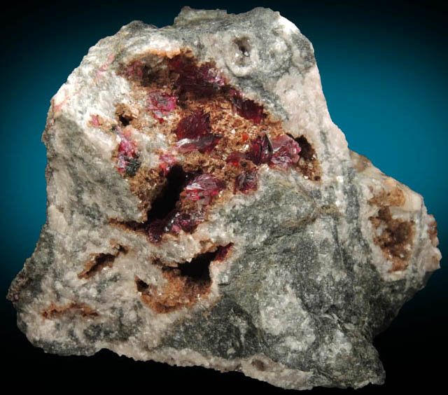Roselite with Dolomite from Aghbar Mine, east of Bou Azzer, Drâa-Tafilalet Region, Morocco