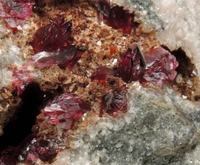 Roselite with Dolomite from Aghbar Mine, 10 km east of Bou Azzer Mine, Zagora, Dra-Tafilalet, Morocco