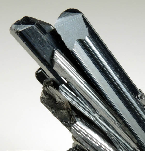 Stibnite from Xikuangshan, 12 km northeast of Lengshuijiang, Hunan, China