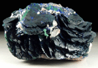Azurite partially altered to Malachite pseudomorphs from Milpillas Mine, Cuitaca, Sonora, Mexico