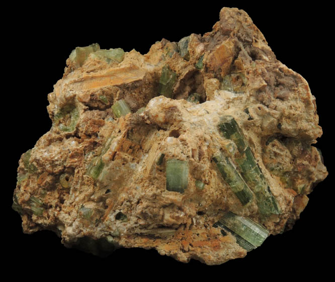 Elbaite Tourmaline in Cookeite from Mount Mica Quarry, Paris, Oxford County, Maine (Type Locality for Cookeite)