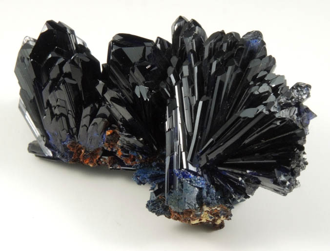 Azurite from Touissit Mine, 21 km SSE of Oujda, Jerada Province, Oriental, Morocco