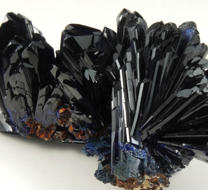 Azurite from Touissit Mine, 21 km SSE of Oujda, Jerada Province, Oriental, Morocco