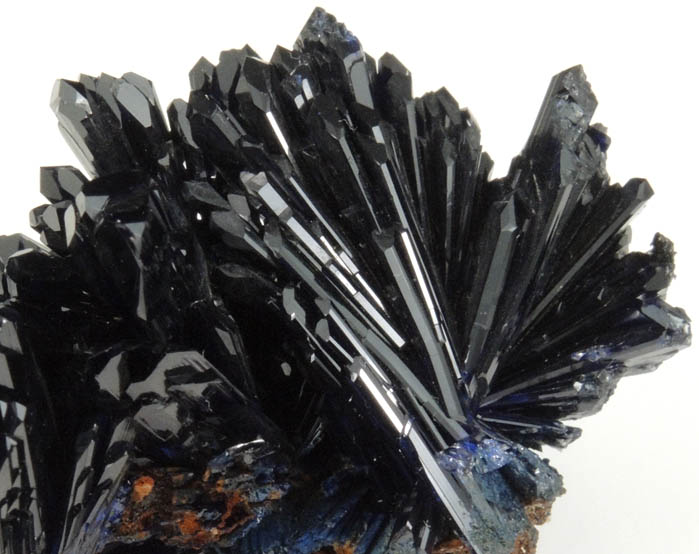 Azurite from Touissit Mine, 21 km SSE of Oujda, Jerada Province, Oriental, Morocco