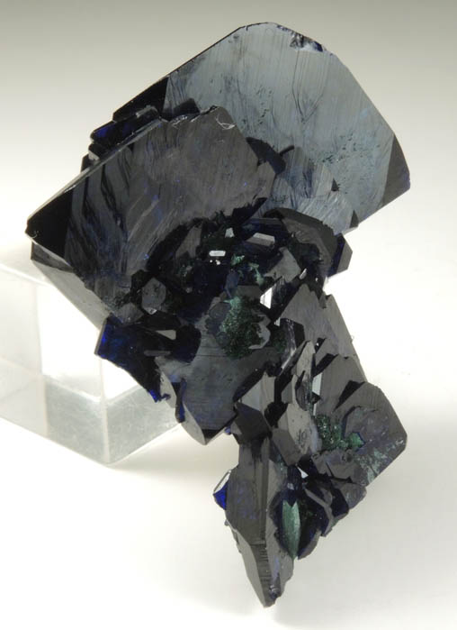 Azurite with Malachite from Milpillas Mine, Cuitaca, Sonora, Mexico