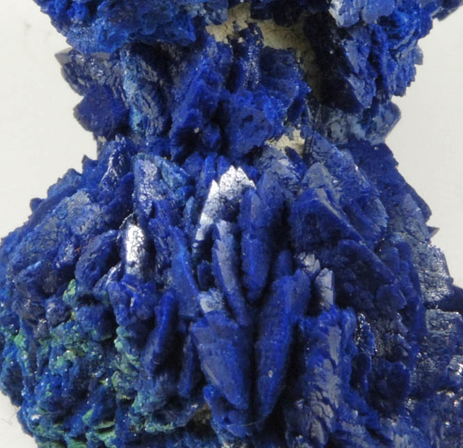 Azurite with minor Malachite from Copper Queen Mine, Bisbee, Warren District, Cochise County, Arizona