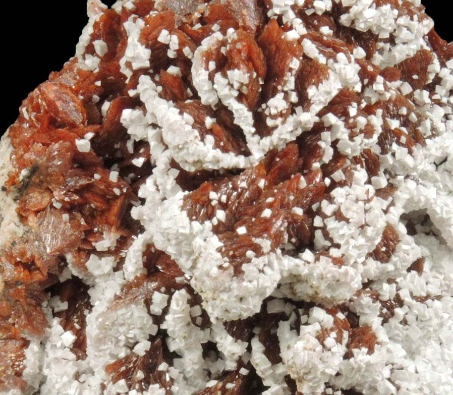 Descloizite with Dolomite from Berg Aukas Mine, 16 km ENE of Grootfontein, Otavi Mountain Land, Namibia