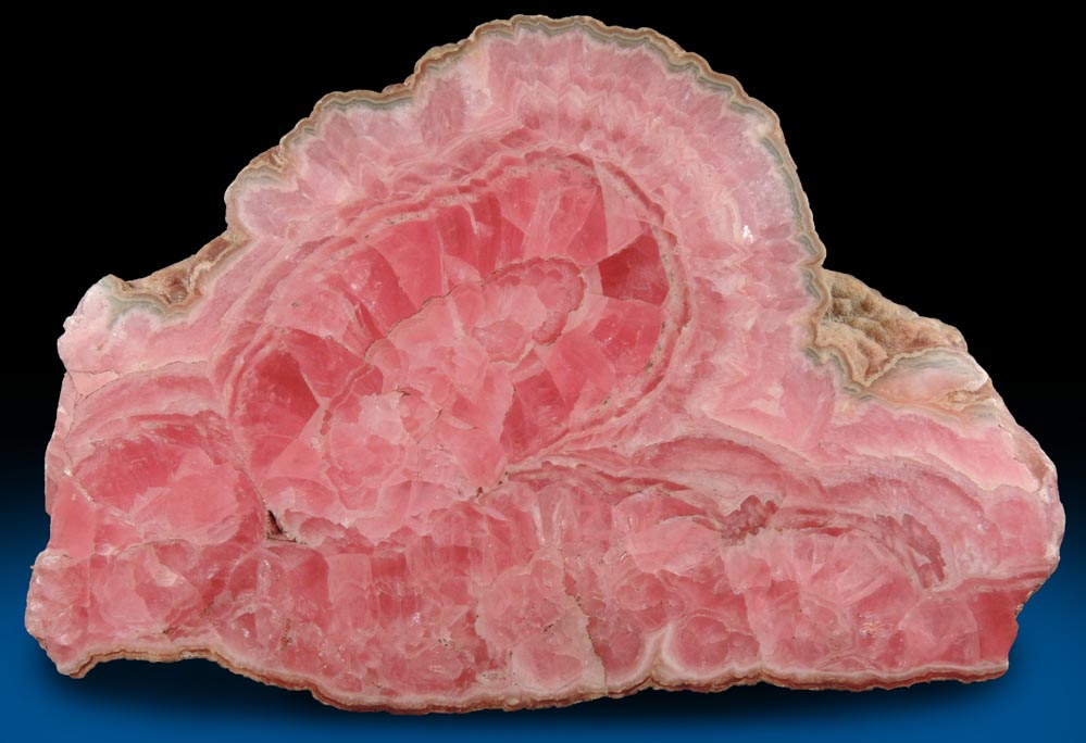 Rhodochrosite from Capillitas Mine, Catamarca Province, Argentina